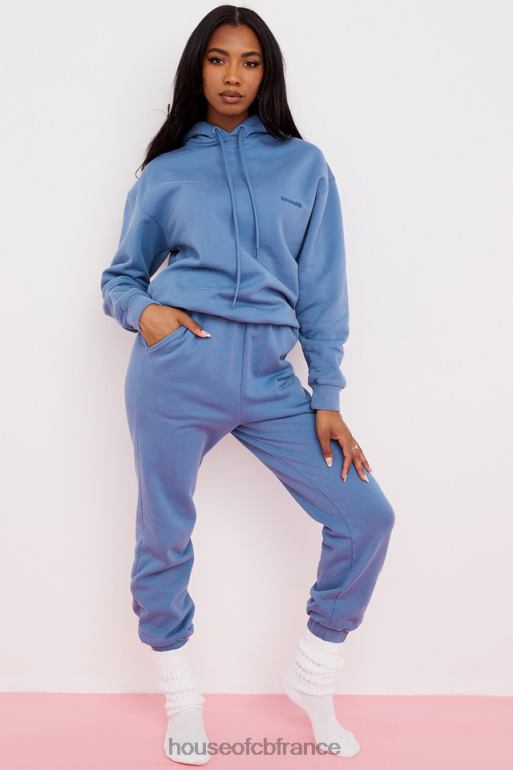 House of CB sweat à capuche oversize halo azur N888H764 vêtements