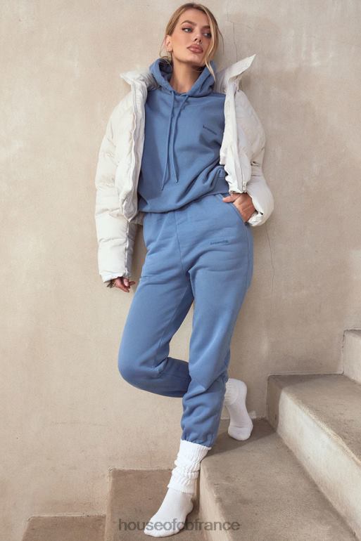 House of CB sweat à capuche oversize halo azur N888H764 vêtements