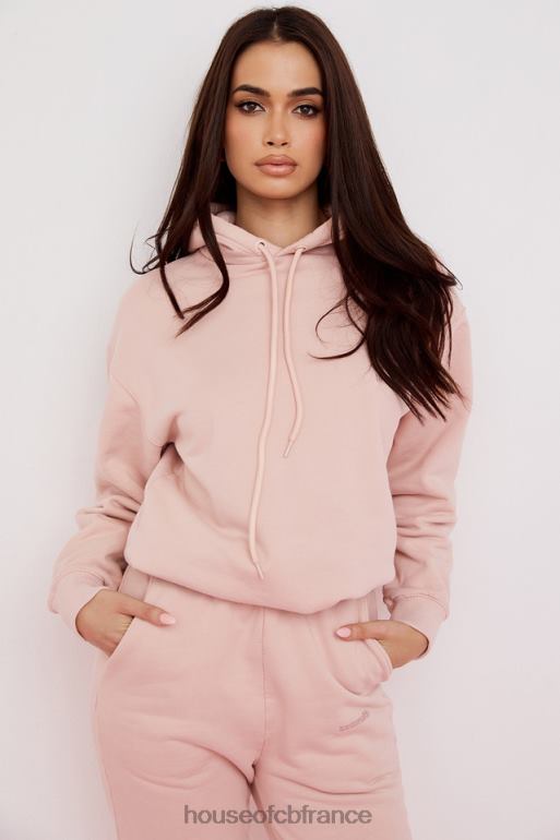 House of CB sweat à capuche oversize halo blush N888H763 vêtements