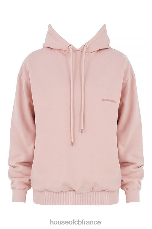 House of CB sweat à capuche oversize halo blush N888H763 vêtements