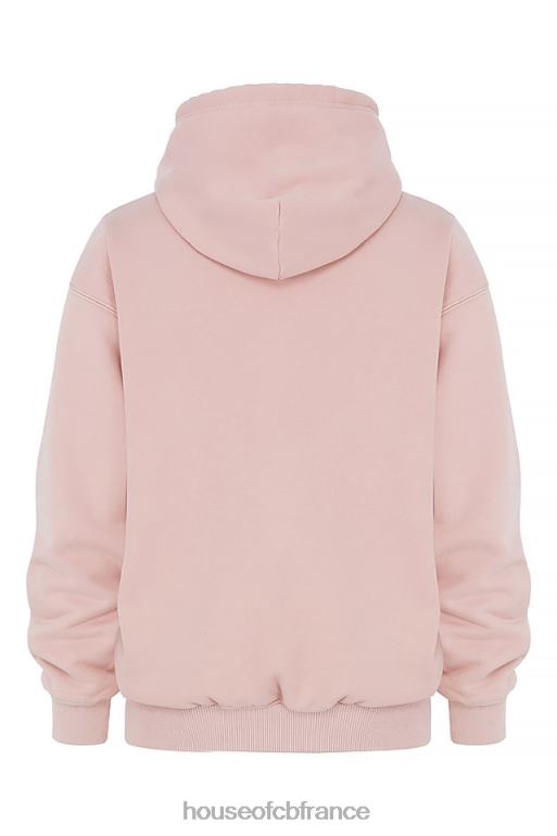 House of CB sweat à capuche oversize halo blush N888H763 vêtements