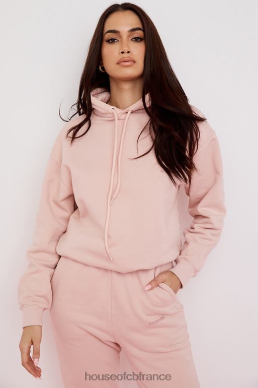 House of CB sweat à capuche oversize halo blush N888H763 vêtements