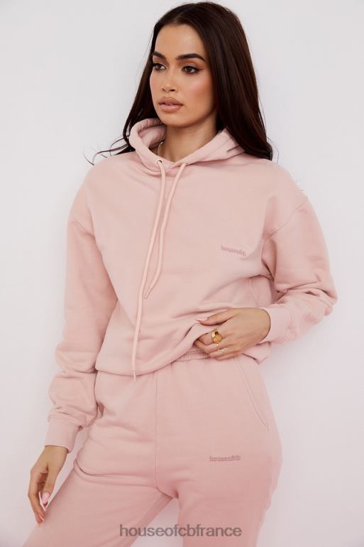 House of CB sweat à capuche oversize halo blush N888H763 vêtements