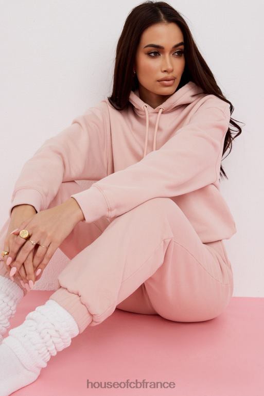 House of CB sweat à capuche oversize halo blush N888H763 vêtements