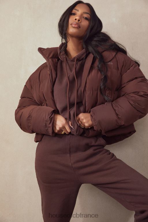 House of CB sweat à capuche oversize halo chocolat N888H761 vêtements