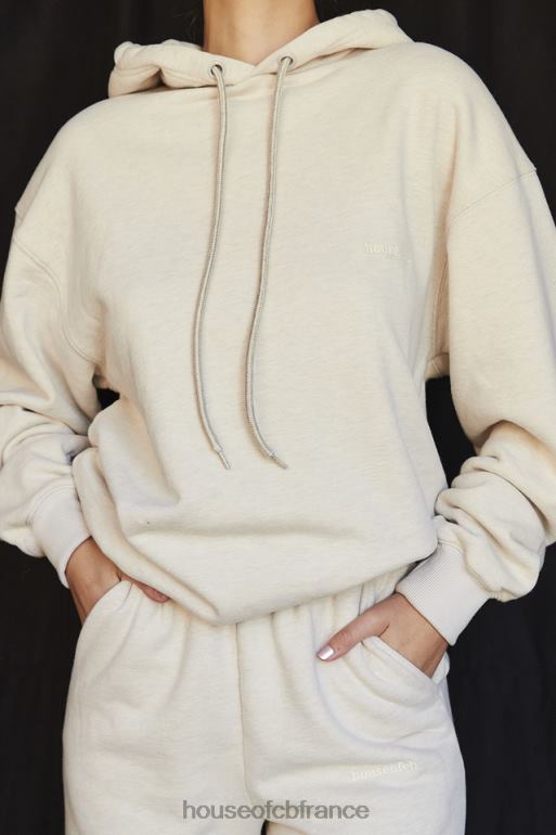House of CB sweat à capuche oversize halo à l'avoine N888H735 vêtements
