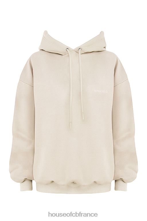 House of CB sweat à capuche oversize halo à l\'avoine N888H735 vêtements
