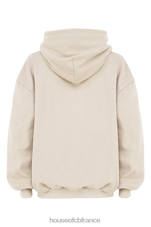 House of CB sweat à capuche oversize halo à l\'avoine N888H735 vêtements