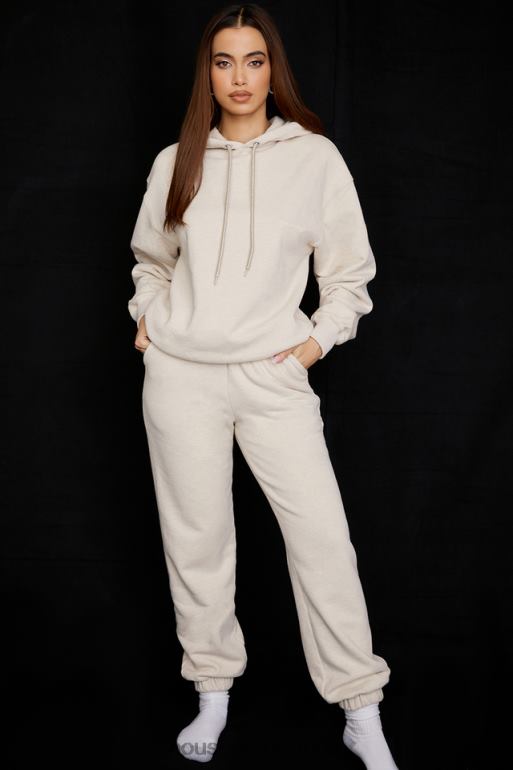 House of CB sweat à capuche oversize halo à l\'avoine N888H735 vêtements