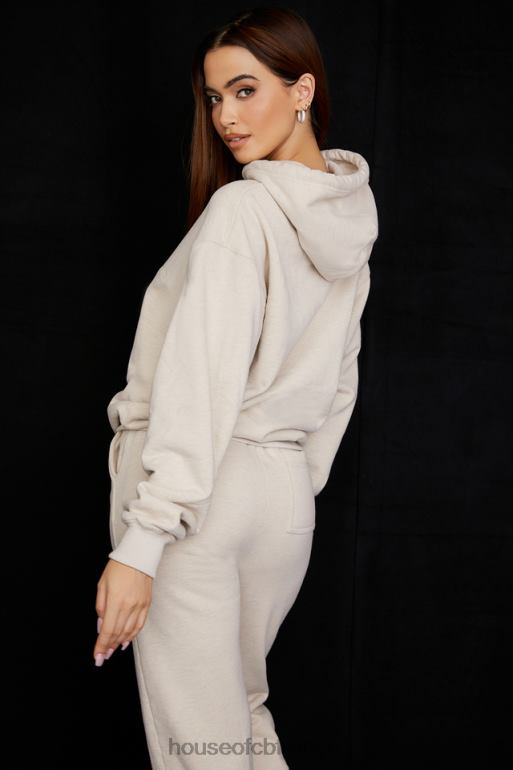 House of CB sweat à capuche oversize halo à l\'avoine N888H735 vêtements