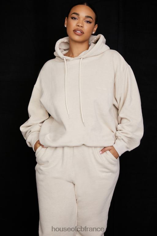 House of CB sweat à capuche oversize halo à l\'avoine N888H735 vêtements