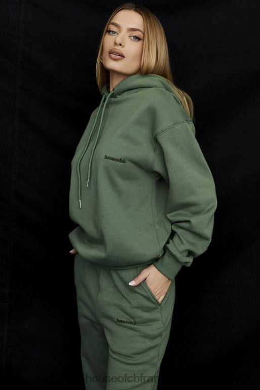 House of CB sweat à capuche oversize halo mousse N888H728 vêtements