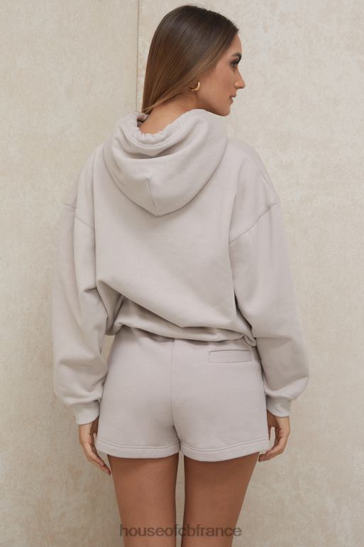 House of CB sweat à capuche oversize halo stone N888H793 vêtements