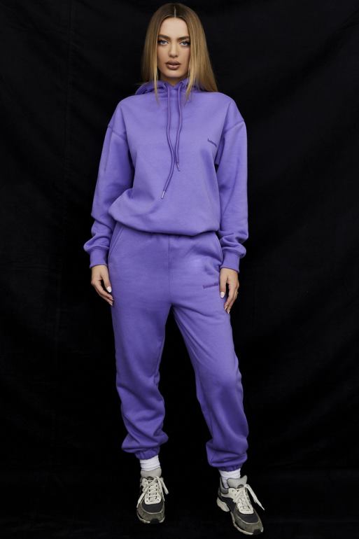 House of CB sweat à capuche oversize violet halo N888H727 vêtements