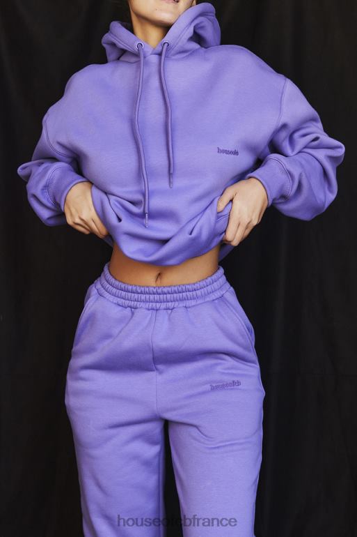 House of CB sweat à capuche oversize violet halo N888H727 vêtements