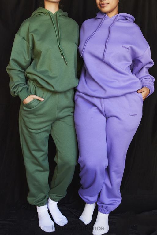 House of CB sweat à capuche oversize violet halo N888H727 vêtements