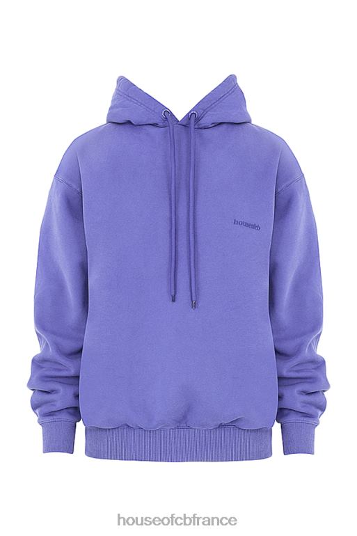 House of CB sweat à capuche oversize violet halo N888H727 vêtements