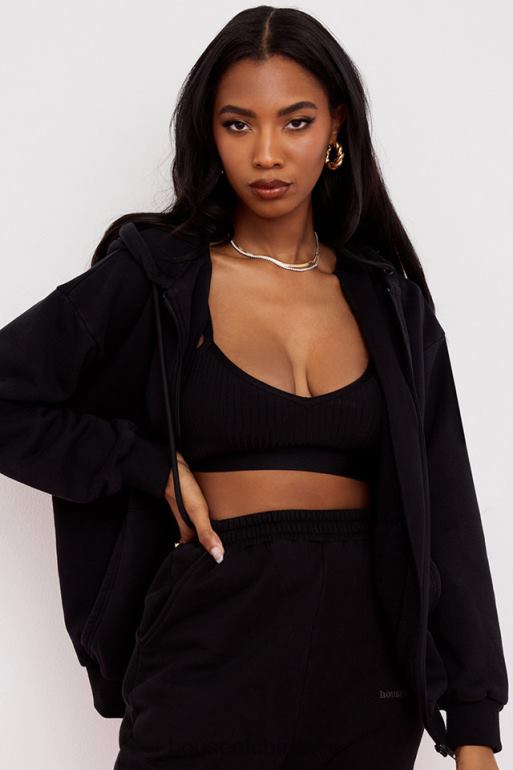 House of CB sweat à capuche zippé storm ink N888H768 vêtements