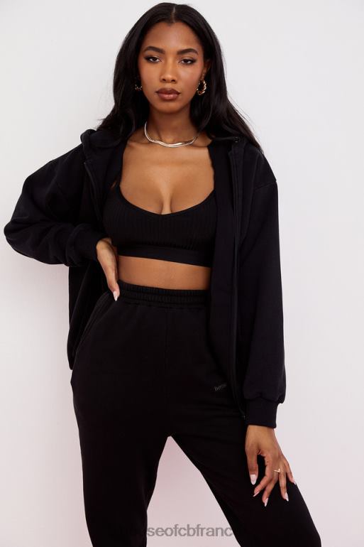 House of CB sweat à capuche zippé storm ink N888H768 vêtements