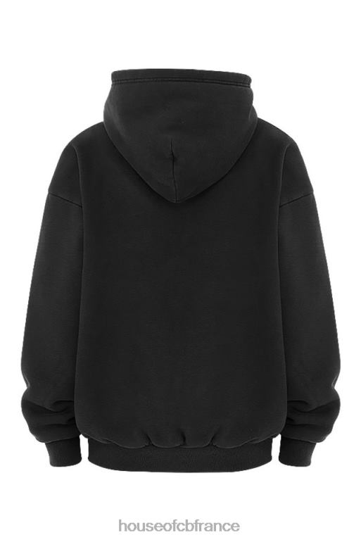 House of CB sweat à capuche zippé storm ink N888H768 vêtements