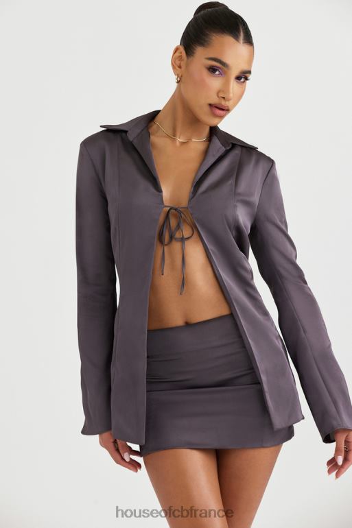 House of CB ailsa - haut ombré noué sur le devant N888H723 vêtements