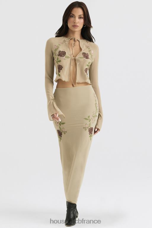 House of CB asra - top fleuri artichaut noué sur le devant N888H706 vêtements