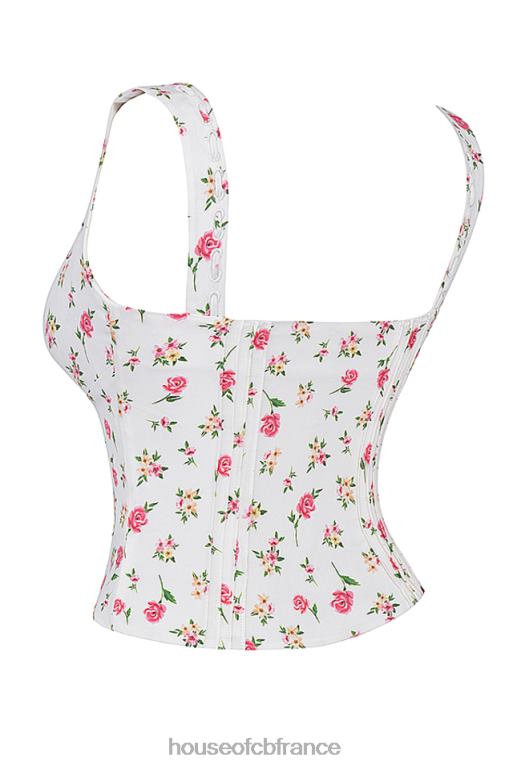 House of CB chicca - haut fleuri à imprimé roses N888H677 vêtements