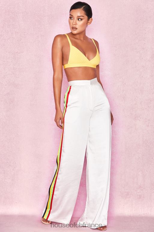House of CB haut brassière bandage jaune jae N888H817 vêtements