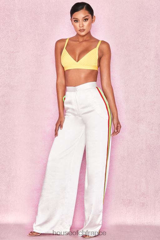 House of CB haut brassière bandage jaune jae N888H817 vêtements