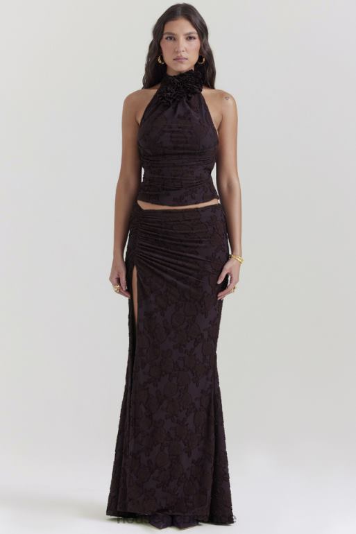 House of CB haut dos nu kyra cacao N888H661 vêtements