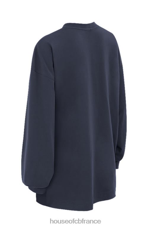 House of CB haut à manches longues bleu marine strata N888H787 vêtements