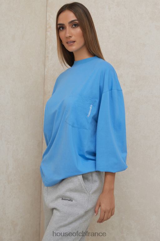House of CB haut à manches longues bleu strata N888H785 vêtements