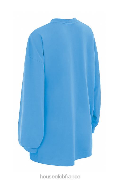 House of CB haut à manches longues bleu strata N888H785 vêtements