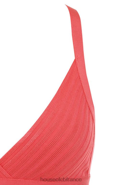 House of CB jae - haut brassière bandage corail N888H819 vêtements
