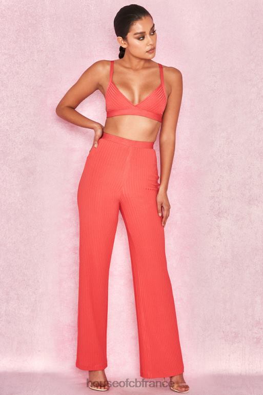 House of CB jae - haut brassière bandage corail N888H819 vêtements