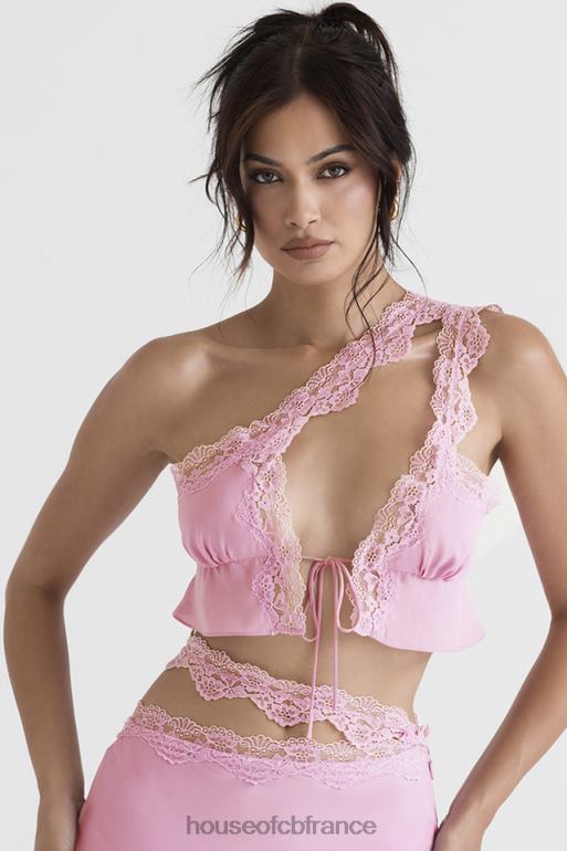 House of CB lorena - haut court fluide rose N888H711 vêtements