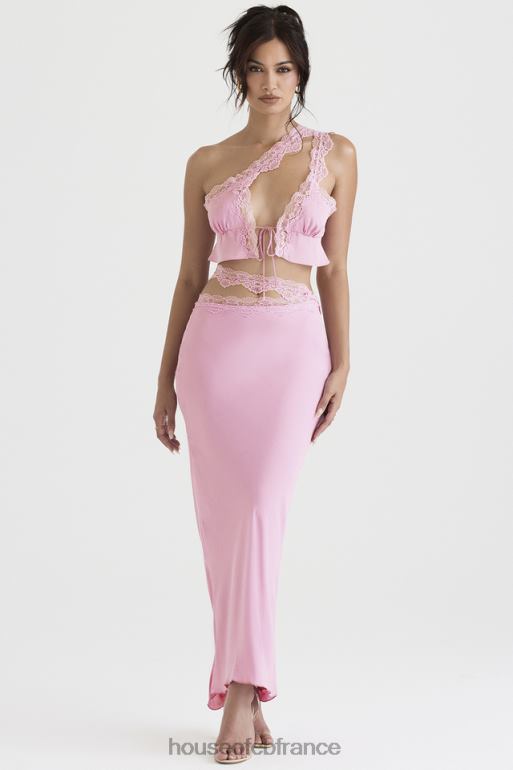 House of CB lorena - haut court fluide rose N888H711 vêtements