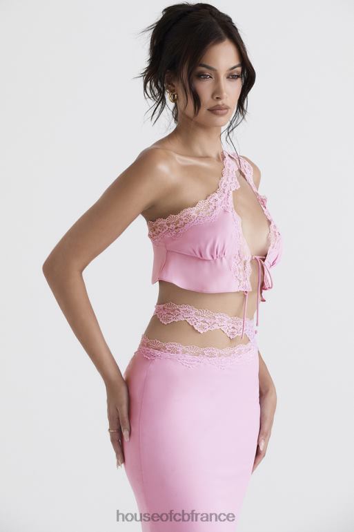 House of CB lorena - haut court fluide rose N888H711 vêtements