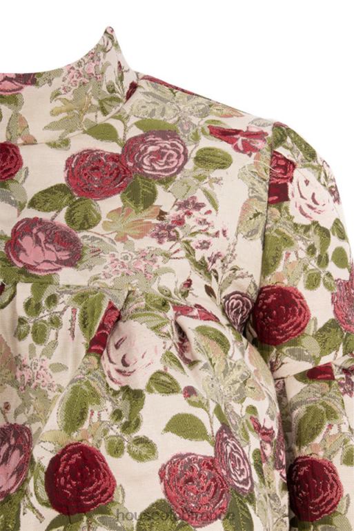 House of CB naeve - haut vintage à volants et fleurs N888H809 vêtements