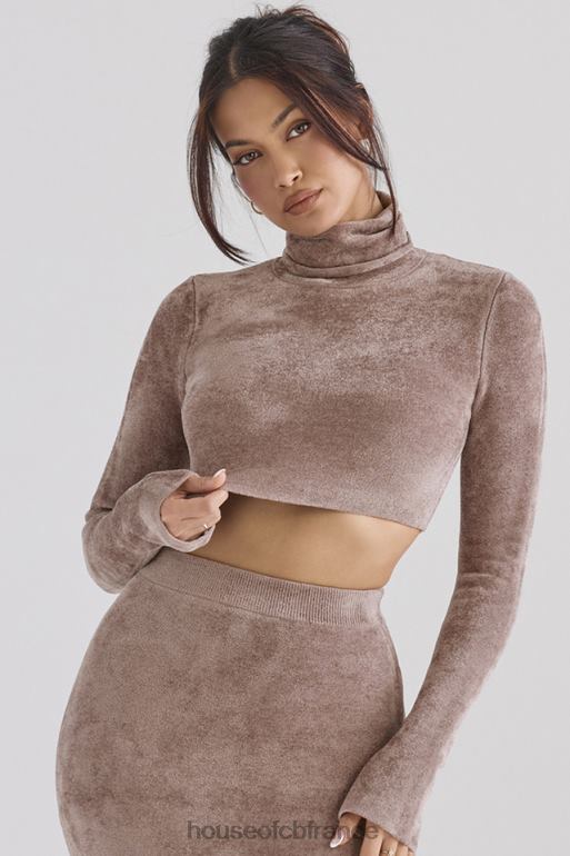 House of CB suri rose - top court en chenille N888H688 vêtements