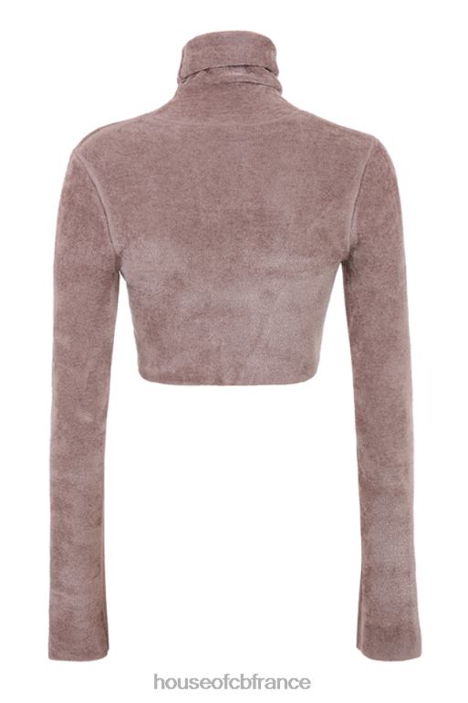 House of CB suri rose - top court en chenille N888H688 vêtements