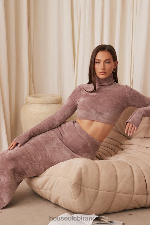 House of CB suri rose - top court en chenille N888H688 vêtements