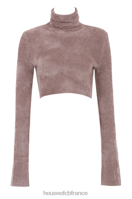 House of CB suri rose - top court en chenille N888H688 vêtements