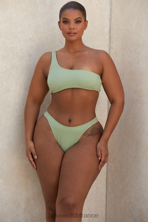 House of CB bikini asymétrique à une épaule antonio sage N888H1245 vêtements