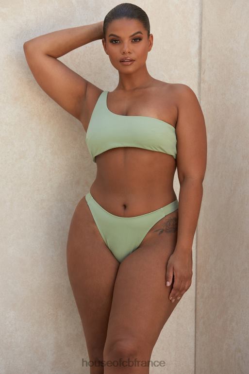 House of CB bikini asymétrique à une épaule antonio sage N888H1245 vêtements