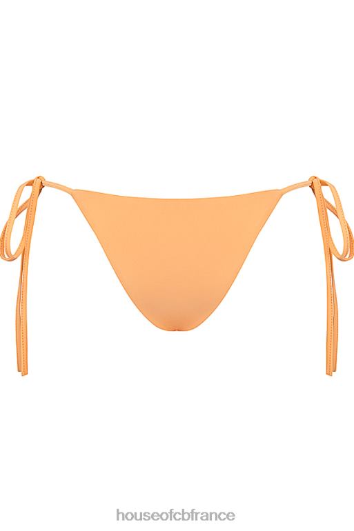 House of CB bas de bikini santorini orange clair noué sur les côtés N888H1184 vêtements