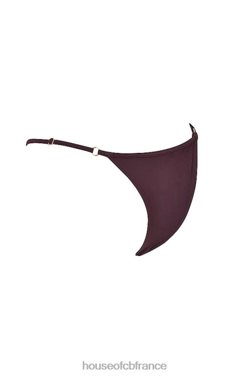 House of CB bas de bikini string cote d azur cacao N888H1179 vêtements