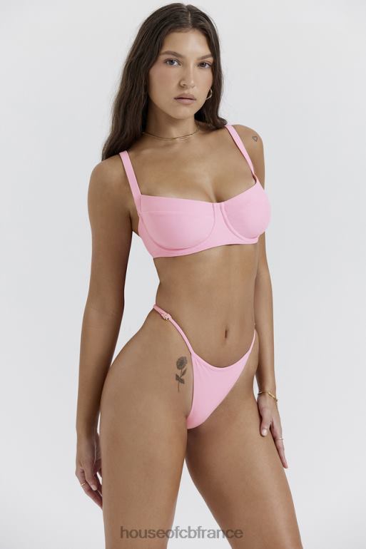 House of CB bas de bikini string cote d azur fleuri N888H1182 vêtements