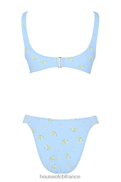 House of CB bikini à imprimé floral bleu bébé mariposa N888H1238 vêtements