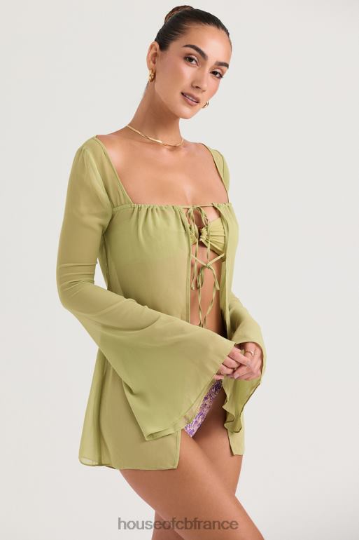 House of CB cache-maillot provence olive N888H1200 vêtements